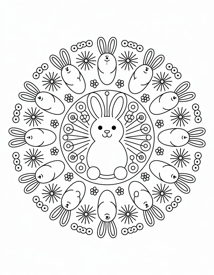 Bunny Mandala